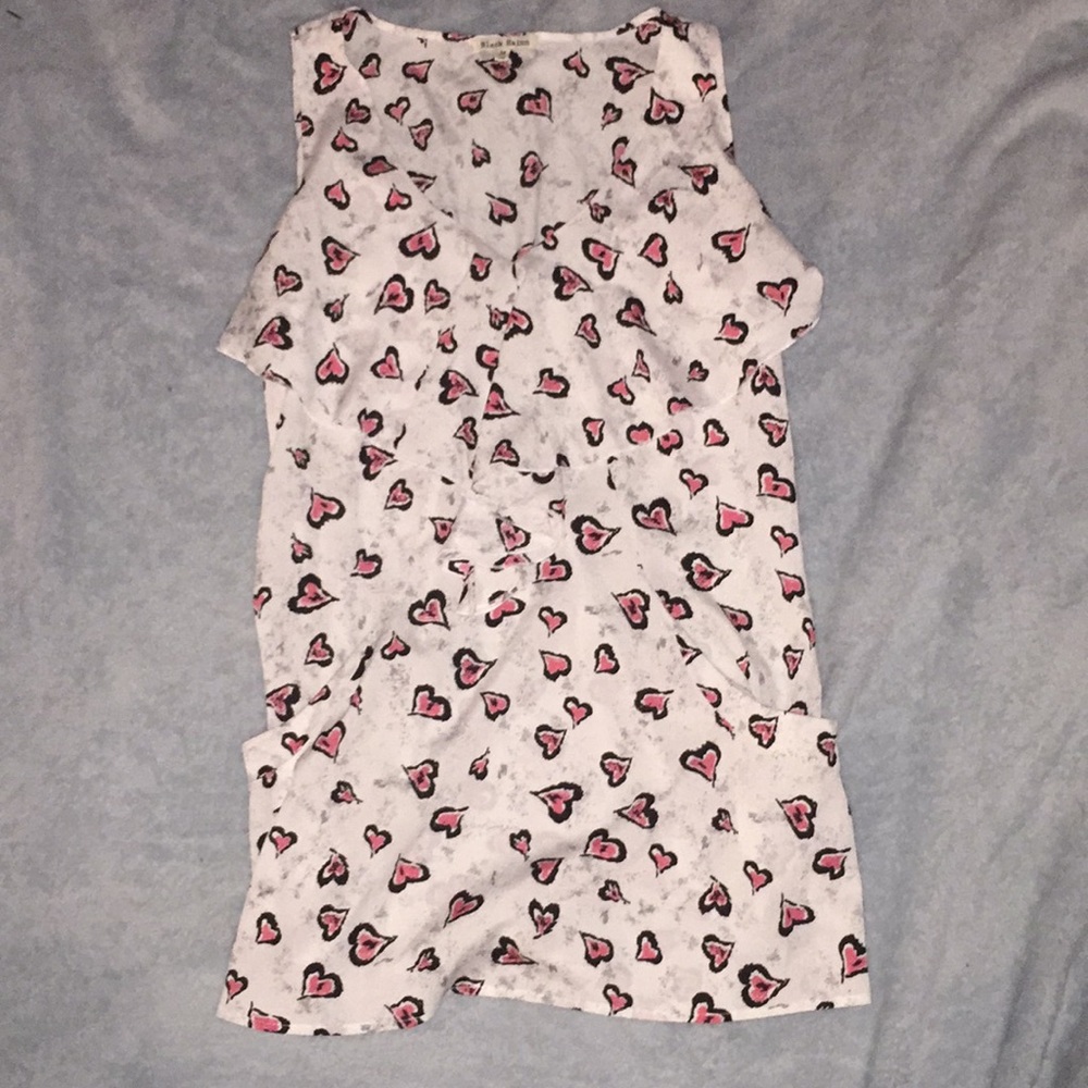 Cute hearts tank top